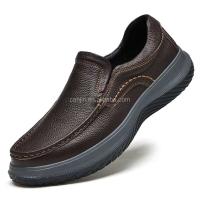 Nuevos zapatos de vestir de negocios de la más alta calidad 2025 hechos de cuero puro para hombres, carne de res, zapatos casuales, marca italiana - details 4