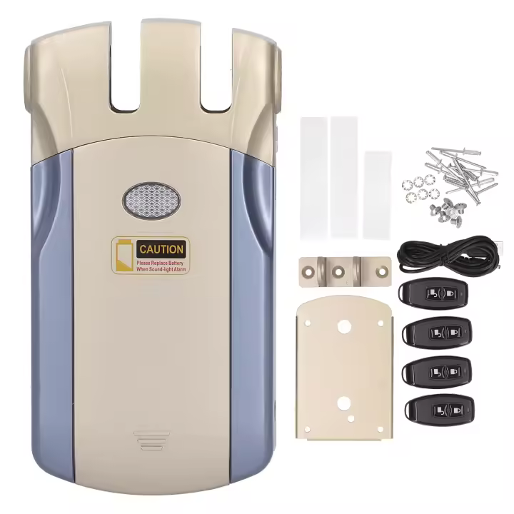 WAFU 019 cerradura de Control remoto, dispositivo inteligente antirrobo de aleación de Zinc para seguridad del hogar - 1