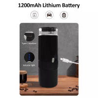 Cafetera portátil 2 en 1, cafetera electrónica para café molido y cápsulas, forma redonda, alimentación dual USB/batería, ≤36V, cafetera eficiente para uso doméstico y en viajes - details 2