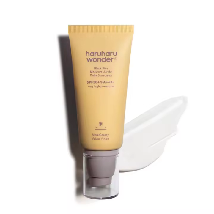 Haruharu Wonder Black Rice Moisture Airyfit Protector solar diario 1.69fl.oz - Acabado Veet - 1