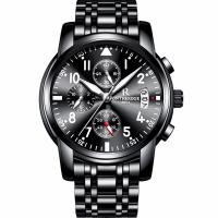 Reloj de acero multifuncional hombre cuarzo 6 pin negocios reloj no mecánico - details 5