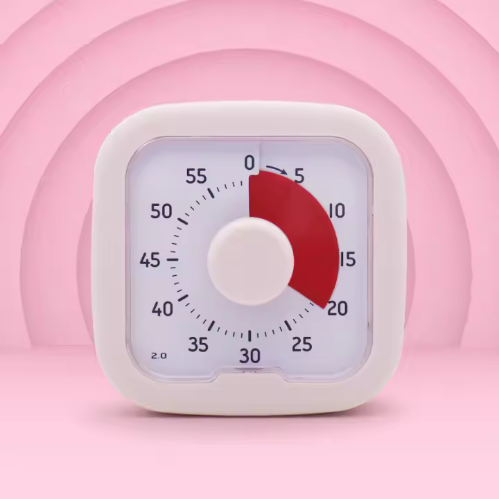 Mini Portátil Fácil De Transportar Muy Adecuado Para Los Niños Gestor De Tiempo Visual Temporizador Visual. - 1