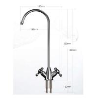 Purificador de Agua para Cocina Doble Interruptor, Tubo de Conexión de 1/4 Pulgada, Filtros de Osmosis Reverso, Partes, Purificador Mejoras del Hogar Herramientas de Cocina - details 1