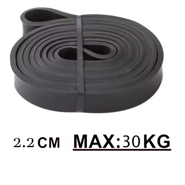 Banda de resistencia de látex resistente, cinturón elástico deportivo, bandas de asistencia para tirar hacia arriba, para entrenamiento de Pilates, forma física, gimnasio en casa - 1