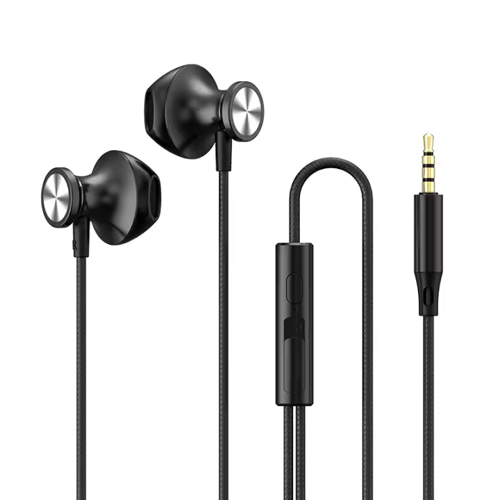 Auriculares con cable y Chip Digital, audífonos internos de 3,5mm con entrada AUX/tipo C, 9D, HiFi, graves pesados, para Samsung, Android, Huawei, Xiaomi y iPhone - 1