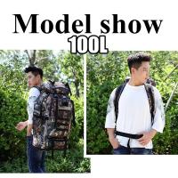 Bolsa de alpinismo de 80L/100L, mochila táctica militar grande para escalar, senderismo al aire libre, Camping, bolsas de viaje - details 25