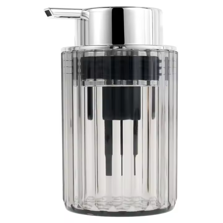 Dispensador, contenedor de iluminación de mano ES recargable, botella con bomba de jabón de plástico duradero, utilizado para baño y cocina - 1