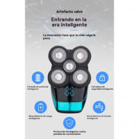 Afeitadora Eléctrica de Cinco Hojas Autoservicio de Cabeza Recargable Impermeable - details 7