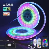 Tira de luces LED RGB direccionable, tubo de luz inteligente con Wifi, neón, Flexible, RGBIC, lámpara de decoración ambiental para Alexa y Google Home, WS2811 - details 4