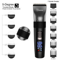 HATTEKER-cortadora de pelo profesional multifunción para hombres, cuchilla de acero inoxidable, recortadora de pelo de nariz, recortadora de barba - details 2