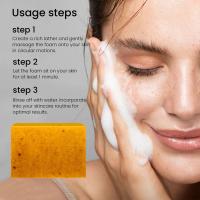 Jabón brillante de ácido kójico de cúrcuma y limón, jabón hecho a mano, loción hidratante iluminadora, jabón Facial corporal - details 1