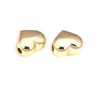 Espaciador de arco iris y Luna de latón, Color oro de 18K, paloma, estrella, nube, cilindro, pulsera ovalada, cuentas, fabricación de joyería, accesorios Diy - details 73