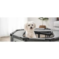 Corral para perros Lionto en tela Oxford, malla transpirable, con bolsillo lateral con cremallera, estructura de tubo de PVC, jaula octogonal para perros - details 9