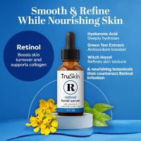 TruSkin Face Serum Duo – Suero de vitamina C y retinol para el rostro – Set de regalo para el cuidado de la piel antienvejecimiento para mujeres – Ayuda a mejorar la apariencia de líneas finas y arrugas para una piel más suave, 1 fl oz, 2 botellas - details 3
