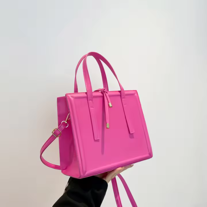 Bolso de mano personalizado y moderno para mujer con gran capacidad para el trabajo y los desplazamientos, bolso grande de hombro de estilo coreano 2025 - 1