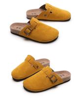 Zapatillas planas de exterior Retro concisas para mujer, sandalias modernas con hebilla, zapatos con correa, otoño e invierno, novedad de 2023 - details 5