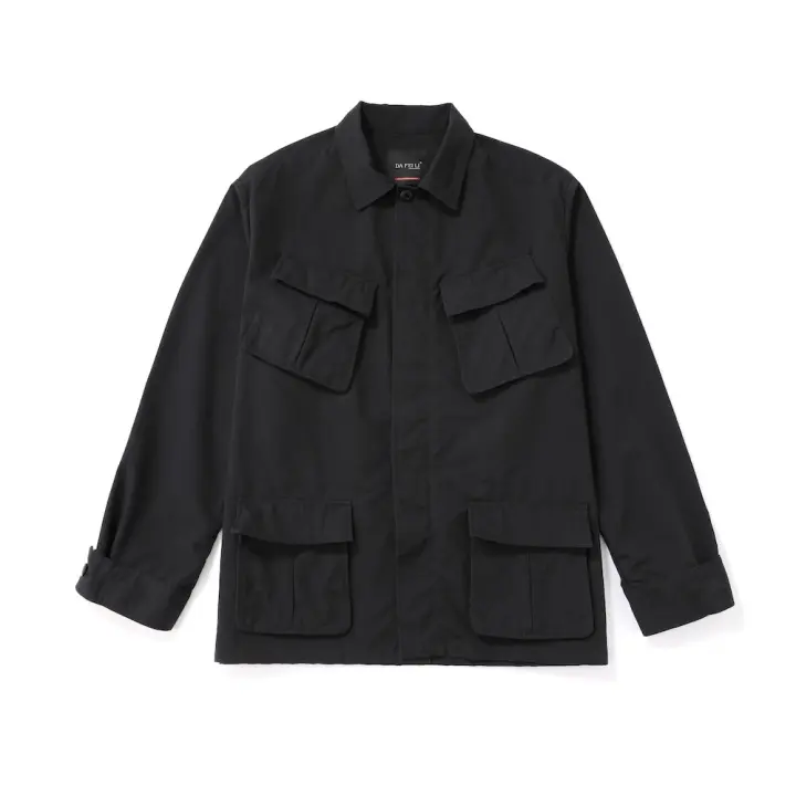 Chaqueta de fatiga de la selva ejército oliva negro campo ligero vintage militar safari rompevientos camisa de talla grande mujeres moda hombres - 1
