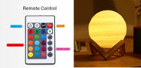 Lámpara de mesa de luz 3D con estampado de Júpiter, lámpara de Luna colorida, recargable, cambio táctil, Usb, luz Led nocturna, decoración del hogar, regalo creativo - details 3