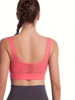 Sujetador deportivo con almohadillas incorporadas, transpirable, alta elasticidad, sin aros, perfecto para yoga, fitness, correr - details 6