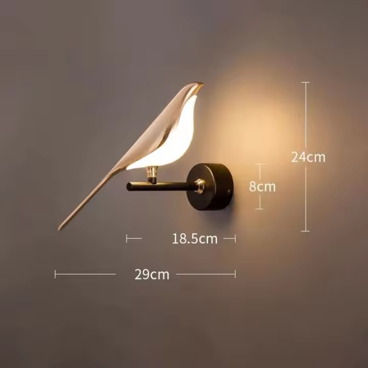 Luz de Pared Nórdica Moderna, Lámpara de Pared LED Minimalista para Dormitorio - 1