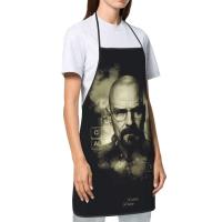 Babero personalizado Breaking Bad Time delantales hombres mujeres Unisex adulto Chef cocina Walter White Tablier cocina jardinería - details 200