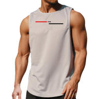 Muscleguys-Camiseta sin mangas de malla para hombre, Camiseta holgada transpirable para entrenamiento de trotar, Verano - details 6