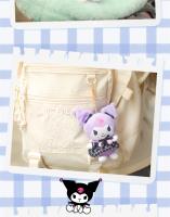 Llavero de juguetes de Peluche Sanrio Original, 5 estilos, fantasía Kuromi My Melody, muñecos de Peluche de dibujos animados, accesorios para bolso, colgantes, regalos - details 12