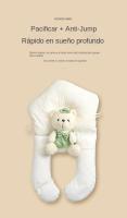Almohada moldeadora ajustable para bebé recién nacido, almohada para dormir de lado, calmante, posicionamiento, antideslizante de algodón - details 3