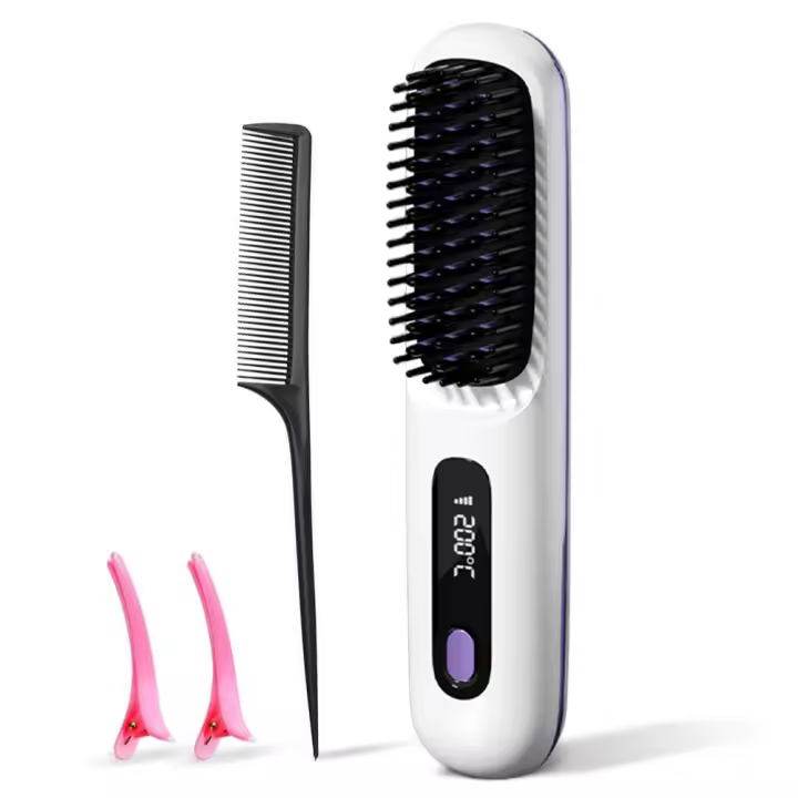 Peine para el Cuidado del Cabello de Iones Negativos Portátil Mini 3 Configuraciones - 1