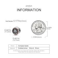 Abalorios de plata 100% auténtica con huellas de pata, joyería fina de cumpleaños para mujer, pulsera de 3mm, regalo con piedra de circón principal - details 16