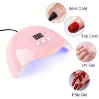 Kit profesional de arte de uñas con lámpara de fototerapia UV LED, máquina secadora de esmalte de uñas, herramientas y pinceles - details 1