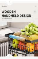 Organizador de cocina de doble capa para condimentos, verduras y frutas, braet, braet desmontable para cosméticos de baño, iluminación - details 6