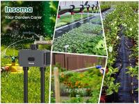 Inoma-puerta de enlace con temporizador de agua automático, sistema de riego de jardín con doble manguera, programador de aspersores remoto, compatible con Alexa - details 13