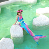 Traje de baño de cola de sirena para niños y niñas, bañador con Monofin - details 8