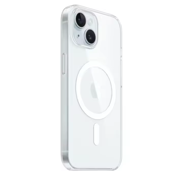 Funda transparente magnética para APPLE iPhone 16 15 14 13 12 11 Pro Max Plus XS Max XR 7 8 16e carga inalámbrica Compatible con Magsafe - 1