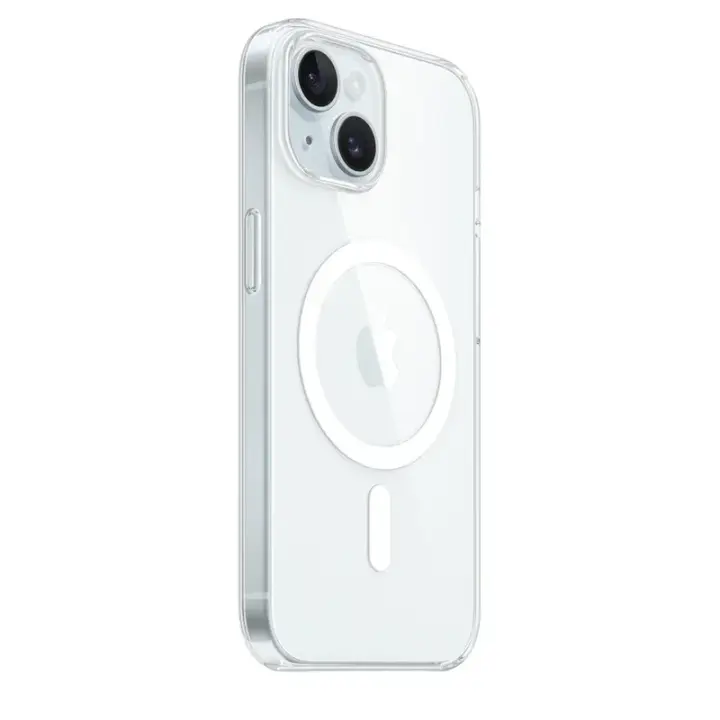 Funda transparente magnética para APPLE iPhone 16 15 14 13 12 11 Pro Max Plus XS Max XR 7 8 16e carga inalámbrica Compatible con Magsafe - 1