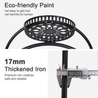 Estantería para Macetas de Metal con Ruedas Soporte Universal para 6 Niveles con Ruedas - details 6