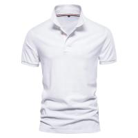 nuevos Polos de algodón para hombre, Polo clásico de Color sólido, Polo Social de negocios informal de alta calidad para hombre - details 4