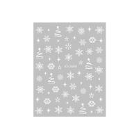 Pegatinas de Maquillaje Facial y Ocular Autoadhesivas de Navidad Decoración de Copos de Nieve de Belleza Blanca - details 5