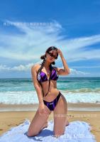 Nuevo traje de baño con cabeza de lobo para mujer, Bikini Sexy con estampado dividido de cintura alta - details 17