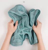 Bolsa de viaje multiusos para almacenamiento de ropa, organizador de maquillaje, sujetador portátil, artículos de tocador, Maleta contenedor, 3 piezas - details 5