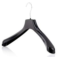 ‎ 41 x 4 x 25 cm 20 Perchas 42cm Plástico Negro Hombros Anchos Antideslizantes para Chaquetas y Abrigos - details 0