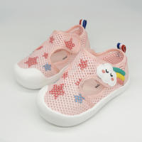 Sandalias de malla para bebé, niño y niña, zapatos transpirables de Punta cerrada con Velcro para caminar, deportes al aire libre, Verano - details 10
