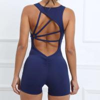 Ropa deportiva mejorada para gimnasio para mujer, pantalones cortos ajustados blancos, ropa deportiva sin mangas para entrenamiento de yoga - details 32