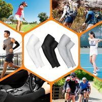 2/3 Doble Juego de Mangas de Hielo para Hombres y Mujeres, Mangas de Protección Solar para Ciclismo al Aire Libre, Camping, Golf, Pesca, etc., Mangas de Protección UV Frescas. - details 7