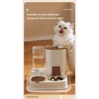 Alimentador automático para gatos, dispensador de agua, bebedero para perros y gatos, tazón de alimentación de acero inoxidable, botella para beber, cuencos, suministros para mascotas - details 10