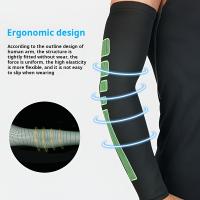 2 piezas de Mangas Deportivas Transpirables para Brazos - Baloncesto, Tenis, Ciclismo, Protección para Codo y Muñeca en Taekwondo, Poliéster Ligero, , Blanco, Rojo, Azul, Verde, Agujeros de Ventilación para Mayor Comodidad, Ideales para Actividades - details 4