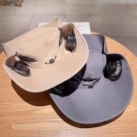 Sombrero de ventilador con panel solar, sombrero de cubo, ala ancha, protección UV, equipo deportivo al aire libre para mujeres, hombres, vacaciones en la playa, - details 11