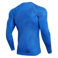 Camiseta térmica con estampado 3D para hombre, ropa interior deportiva, secado rápido, pijamas, blusas - details 9