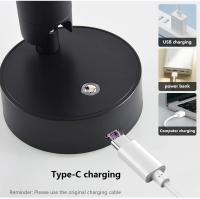 Aplique de pared magnético Lámpara de escritorio LED Control remoto 3 colores regulable 360 °     Luz nocturna de cabecera de dormitorio recargable por USB giratoria - details 9